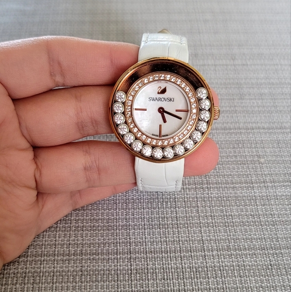 SWAROVSKI Ladies Leather Strap Watch - Picture 5 of 14
